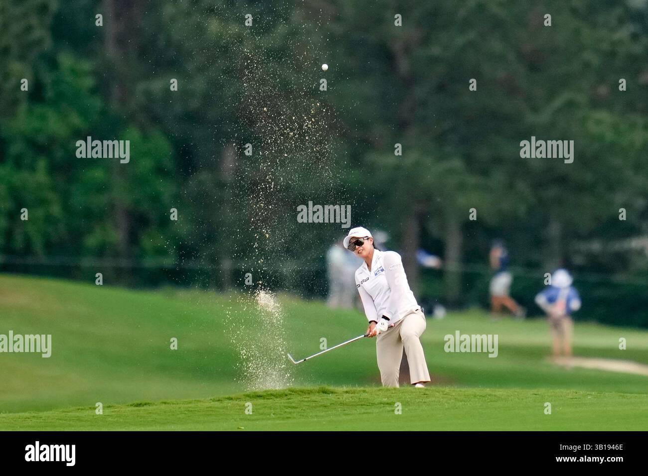 Jin Hee Im, of South Korea, hits on the fifth hole during the second ...