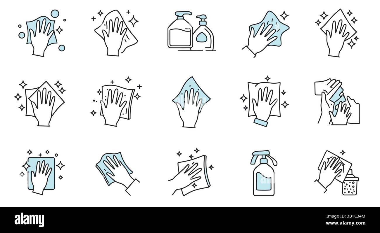 Hygiene protocol Stock Vector Images - Alamy