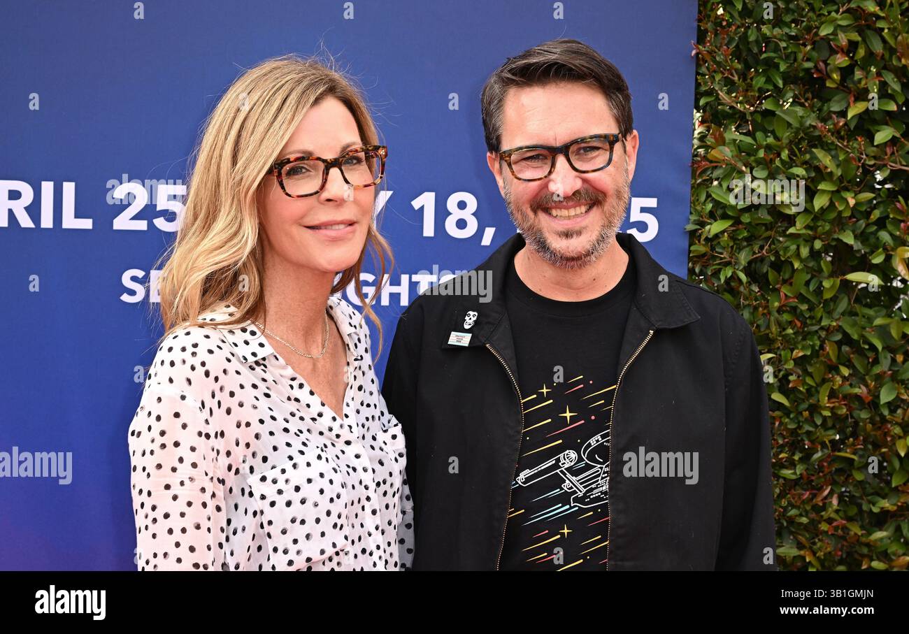 Universal City, USA. 25th Apr, 2025. Anne Wheaton and Wil Wheaton arriving at Universal Fan Fest ...