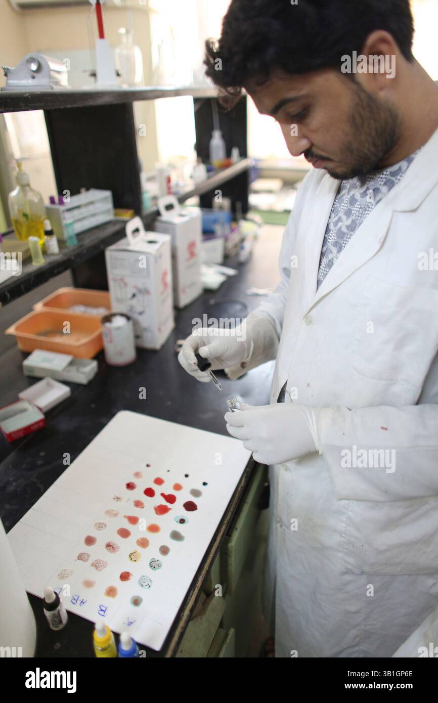 Jan 06, 2010 - Lashkargah, Helmand, Afghanistan - A laboratory in Boost hospital. (Credit Image: © Ton Koene/ZUMApress.com) Stock Photo