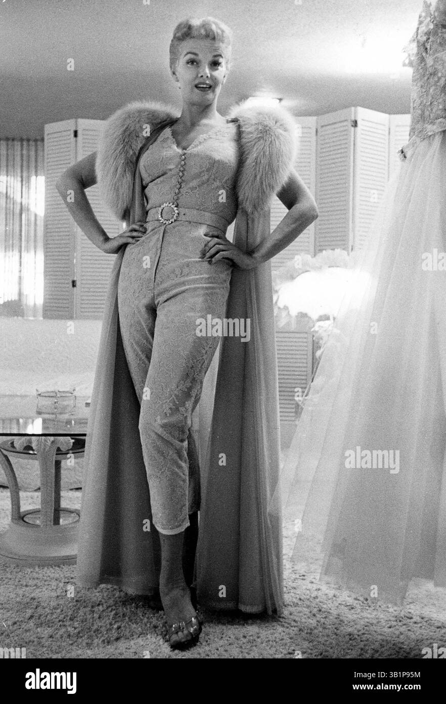 July 22, 1957 - JANE RUSSELL.''The Fuzzy Pink Nightgown'' 1957.SMP