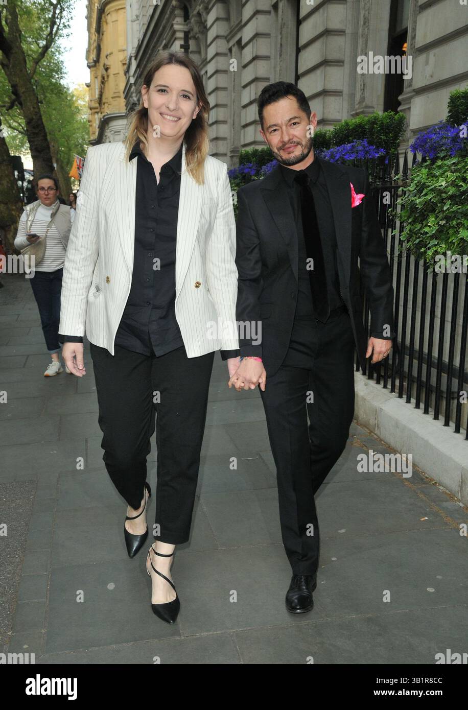 London, UK. 25th Apr, 2025. Hannah Graf and Jake Graf at the DIVA ...