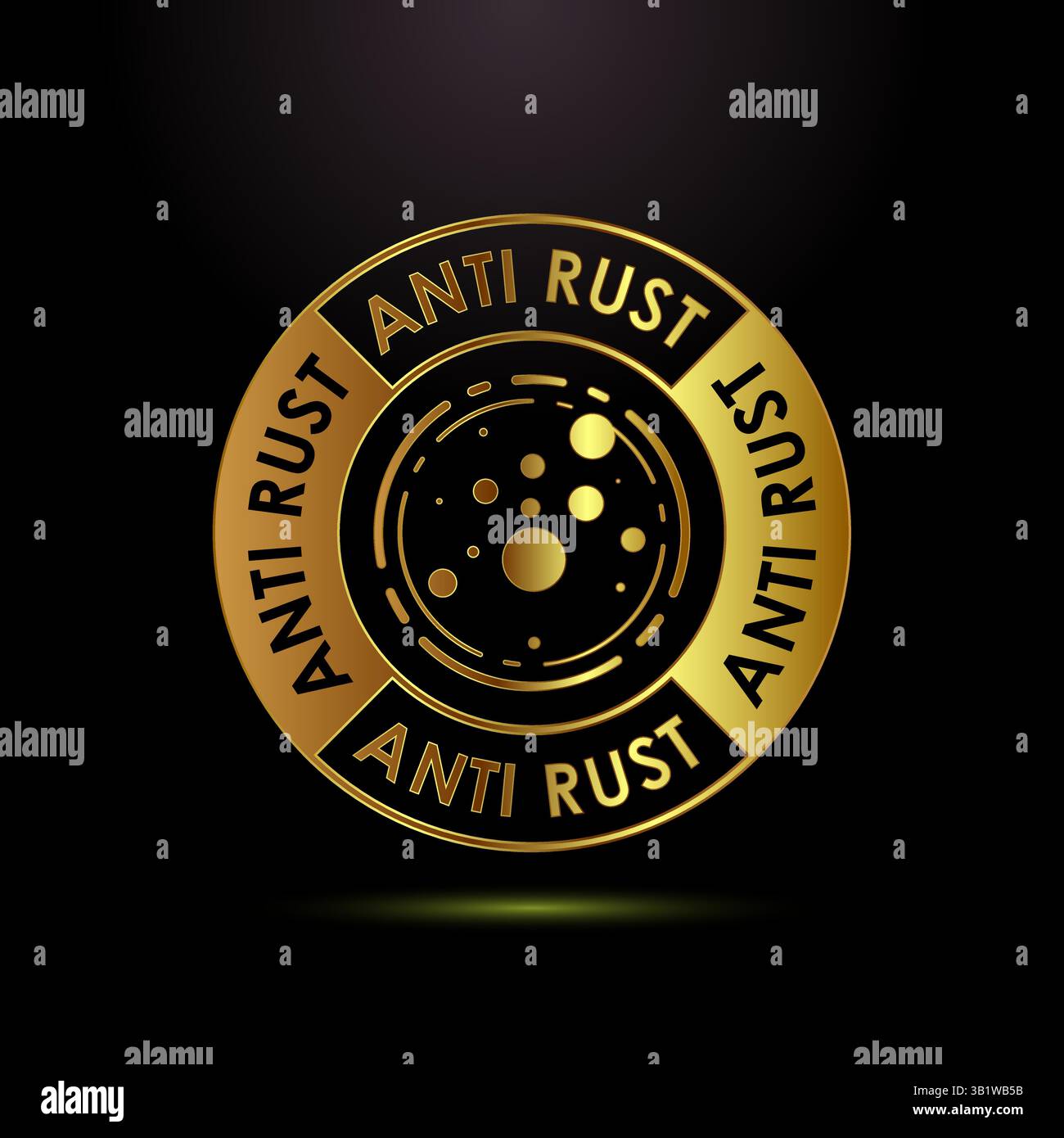 Anti rust icon design illustration. Anti oxidation sign, Rust resistant ...