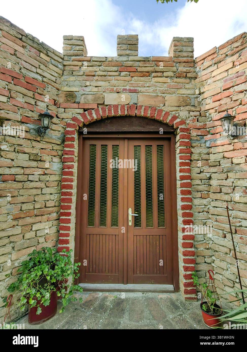 Castle Frame View Stock Photo - Alamy