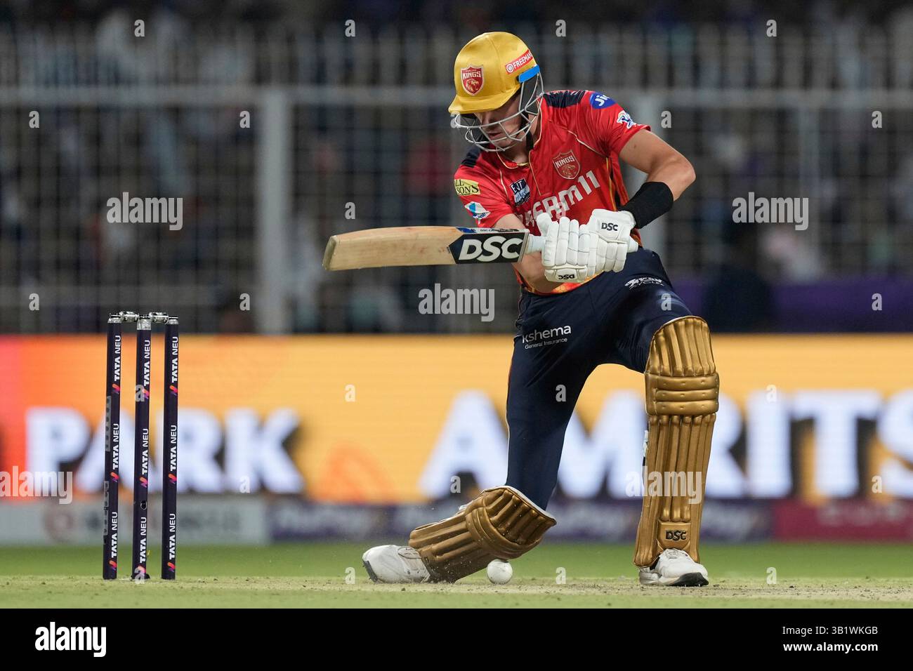 Knight Jansen Punjab Kings' Marco Jansen plays a shot during the Indian Premier ...