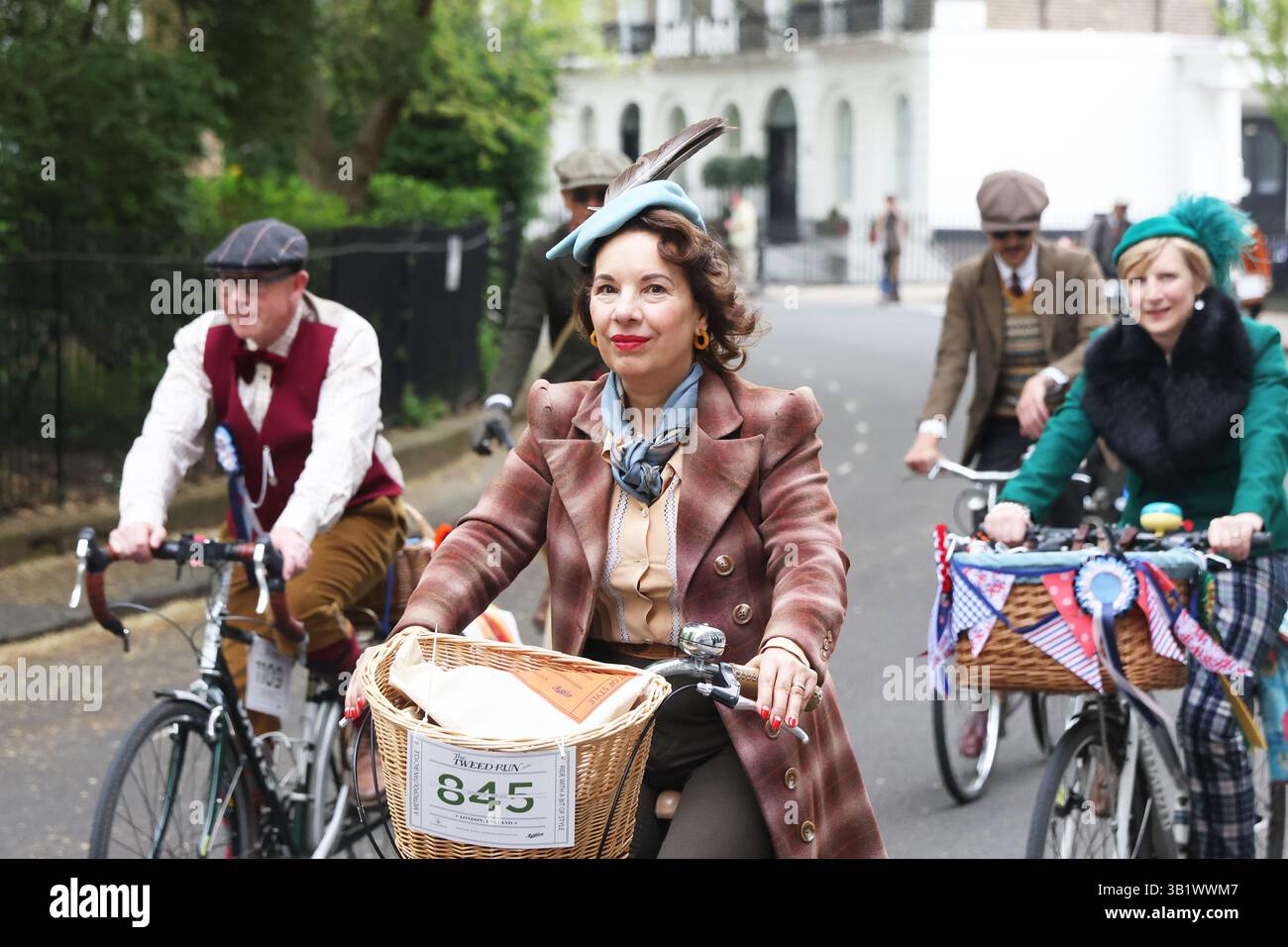 London, UK, 26th April 2025. The Tweed Run, London's annual ...
