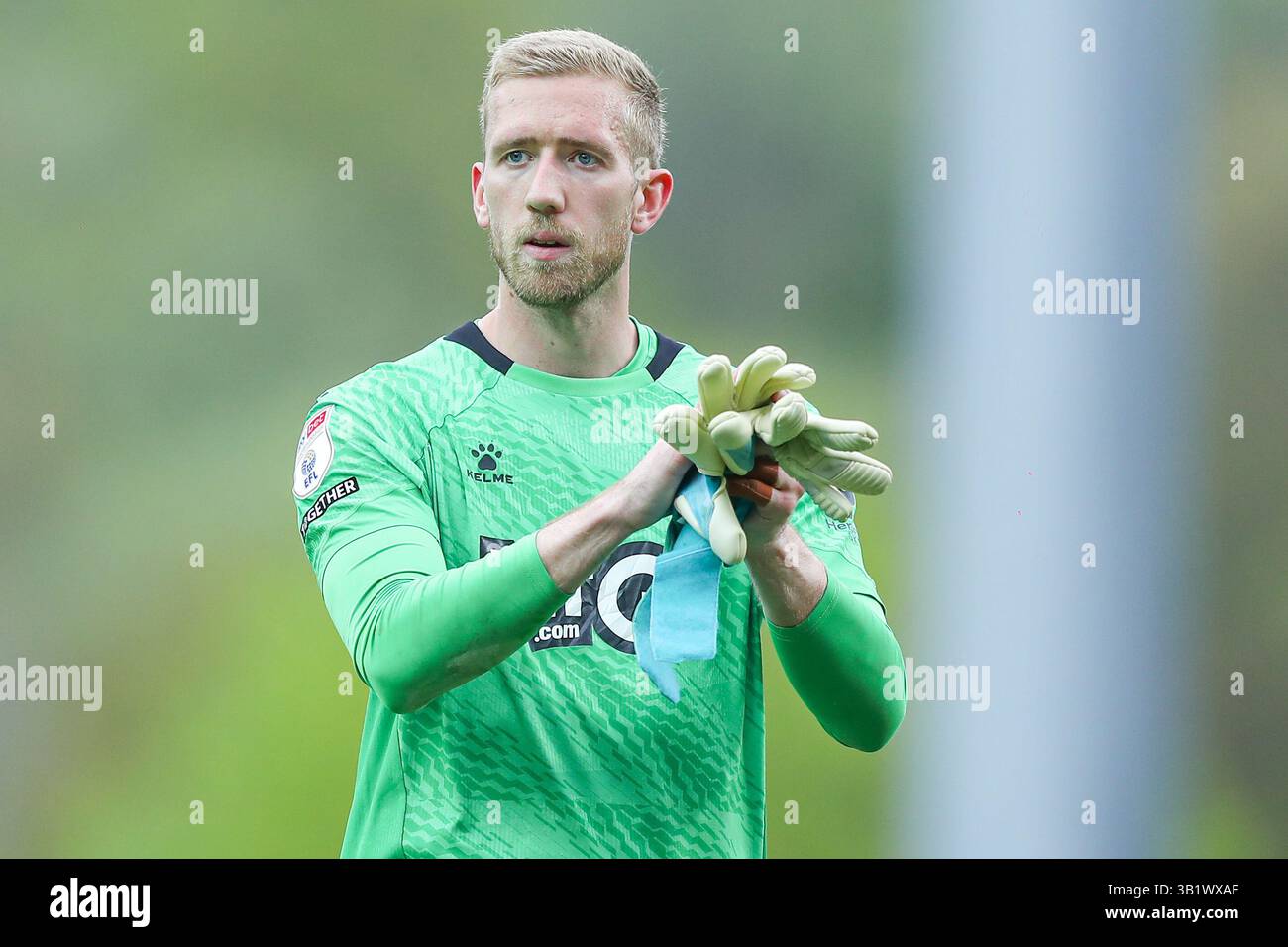 Blackburn, UK. 26th Apr, 2025. Daniel Bachmann of Watford claps fans ...