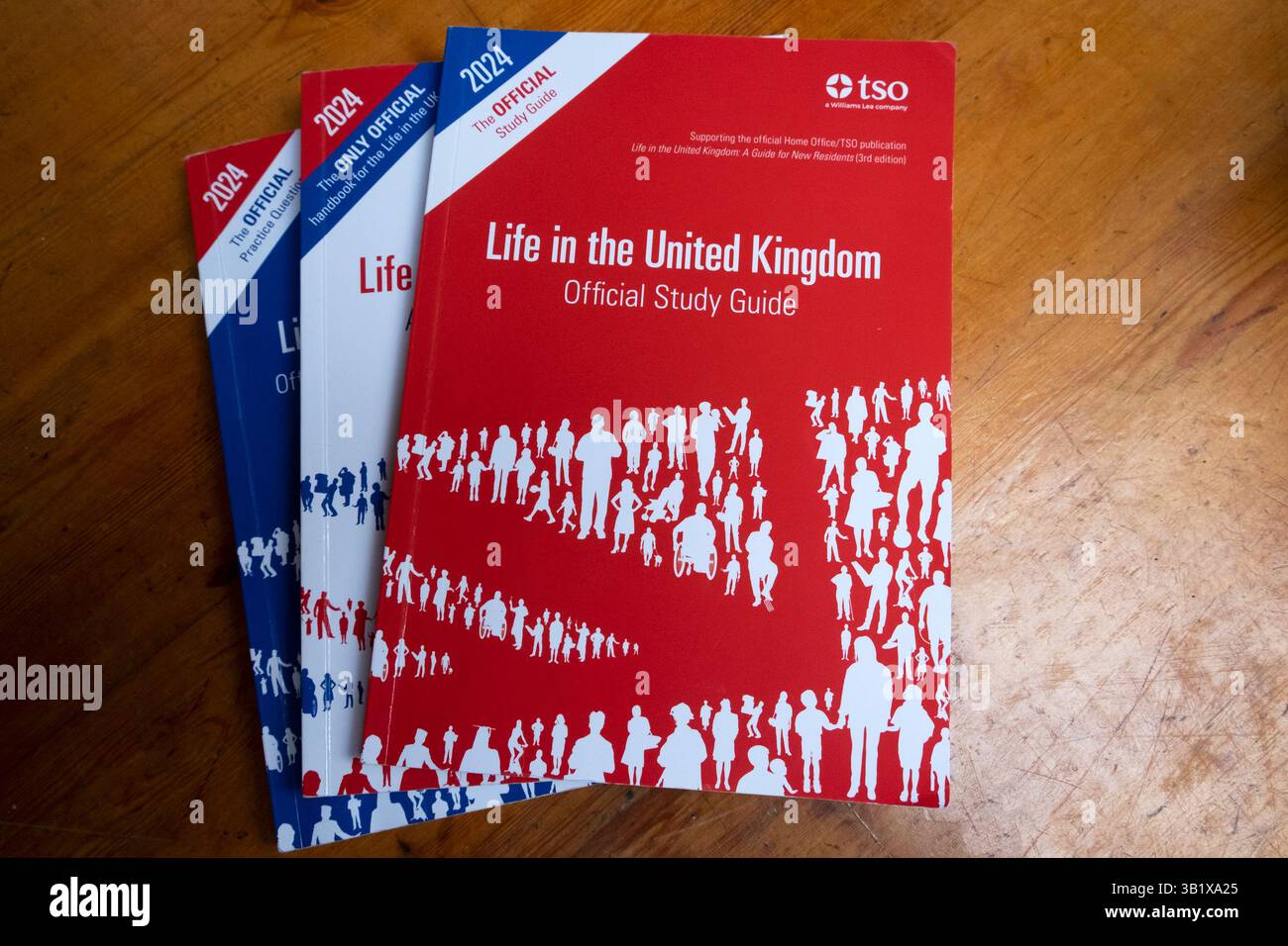 Set of three Life in the United Kingdom books with application test to ...