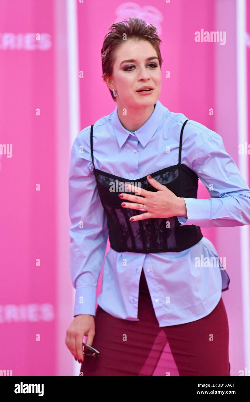 Emma Rotsaert during the 8th Canneseries International Festival on ...