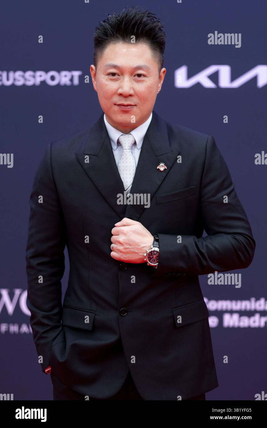 Li Xiaopeng attended 'the Laureus World Sports 2025' Photocall at Galería de Cristal on April 21, 2025 in Madrid, Spain. Stock Photo