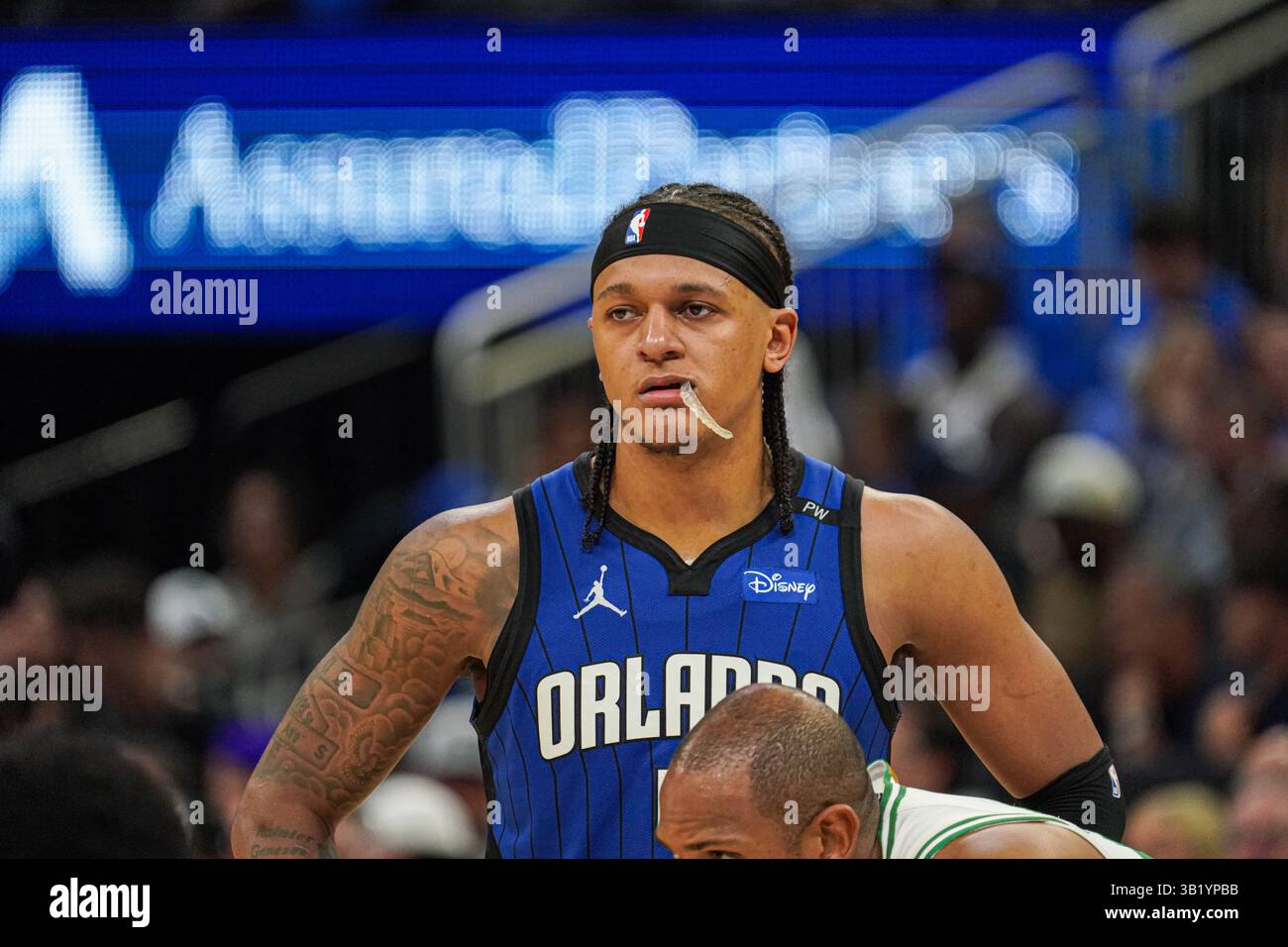 Orlando, Florida, USA, April 25, 2025, Orlando Magic forward Paolo
