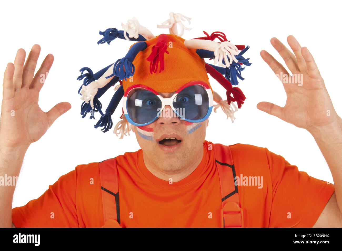 Guy in orange hat hi-res stock photography and images - Alamy