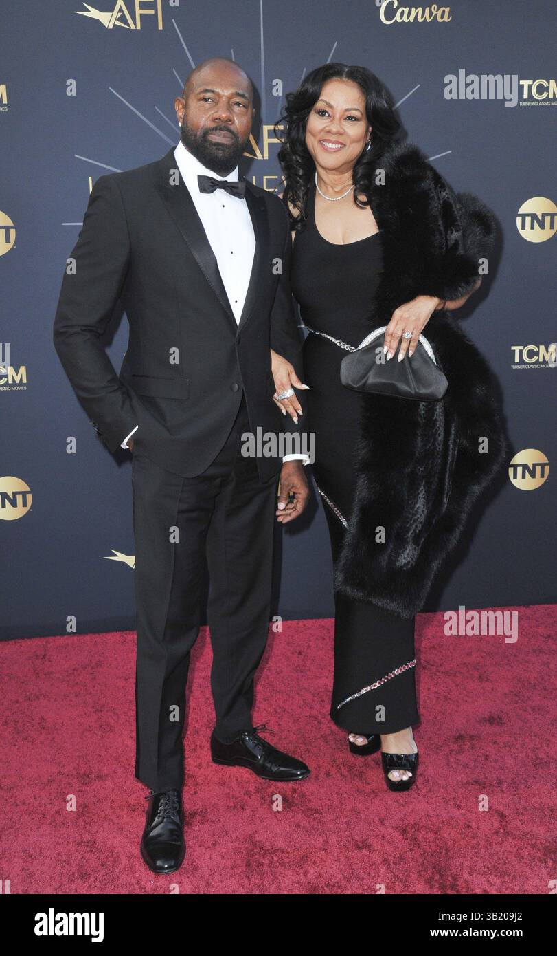 Lesa Rohin Ca. 26th Apr, 2025. Lela Rochon, Antoine Fuqua at arrivals for 50th AFI ...