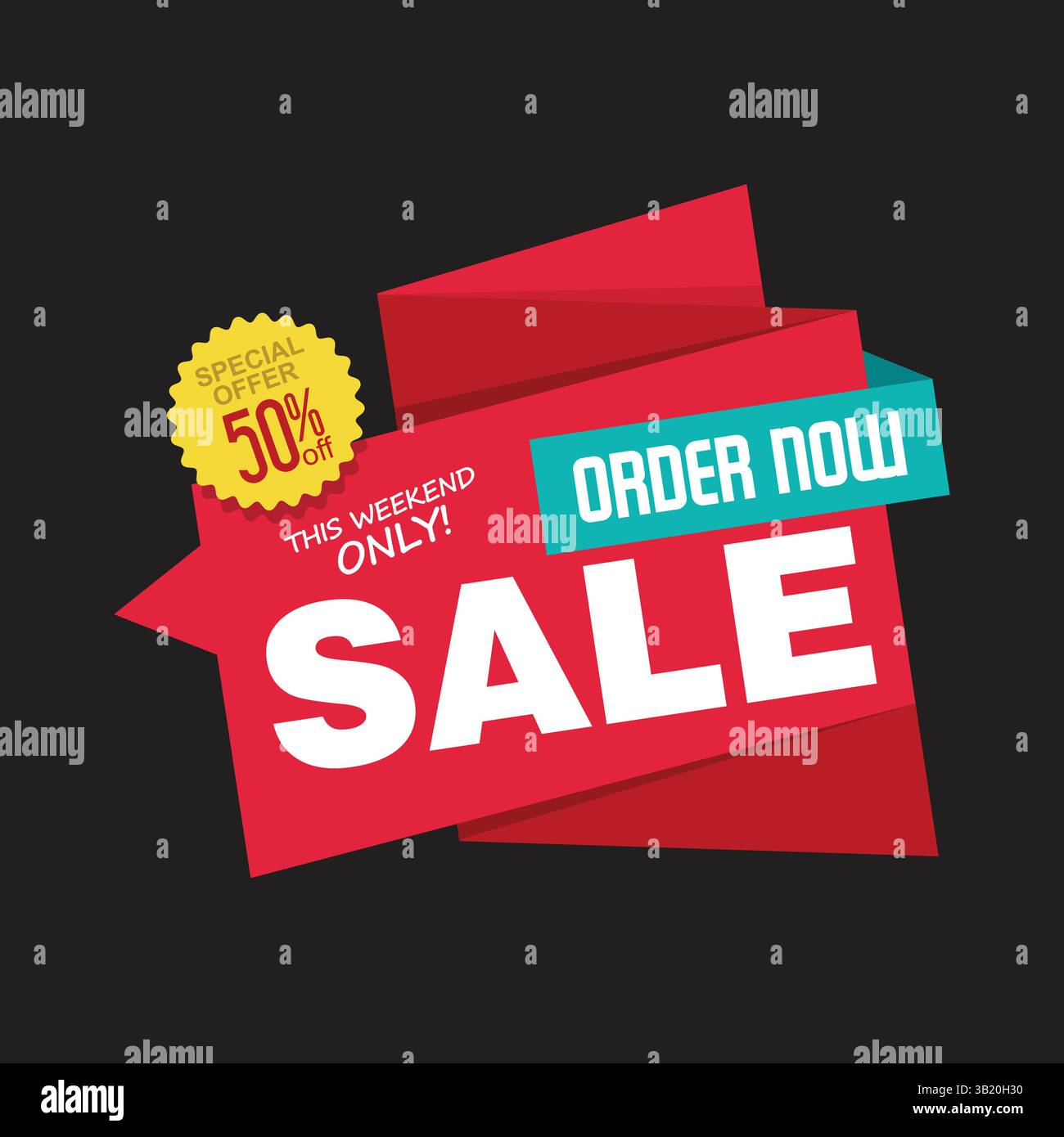 sales tags, summer background, and vector background design Stock Vector