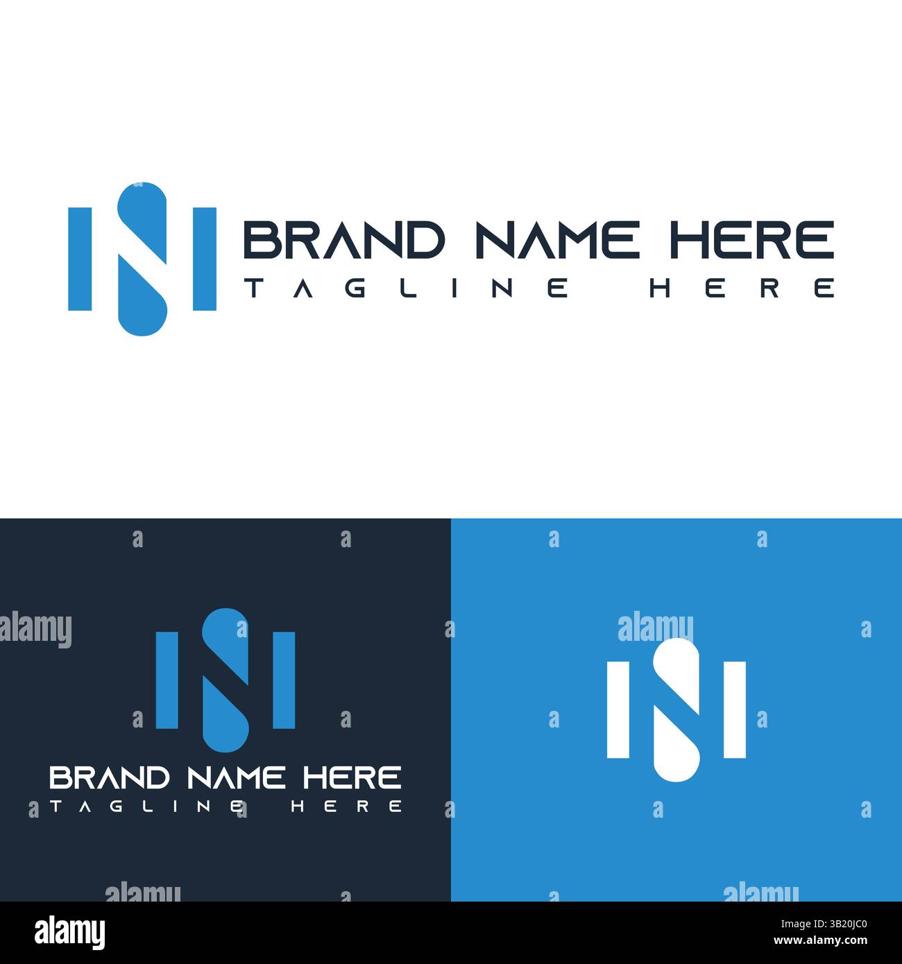 Initial in logo design hi-res stock photography and images - Alamy