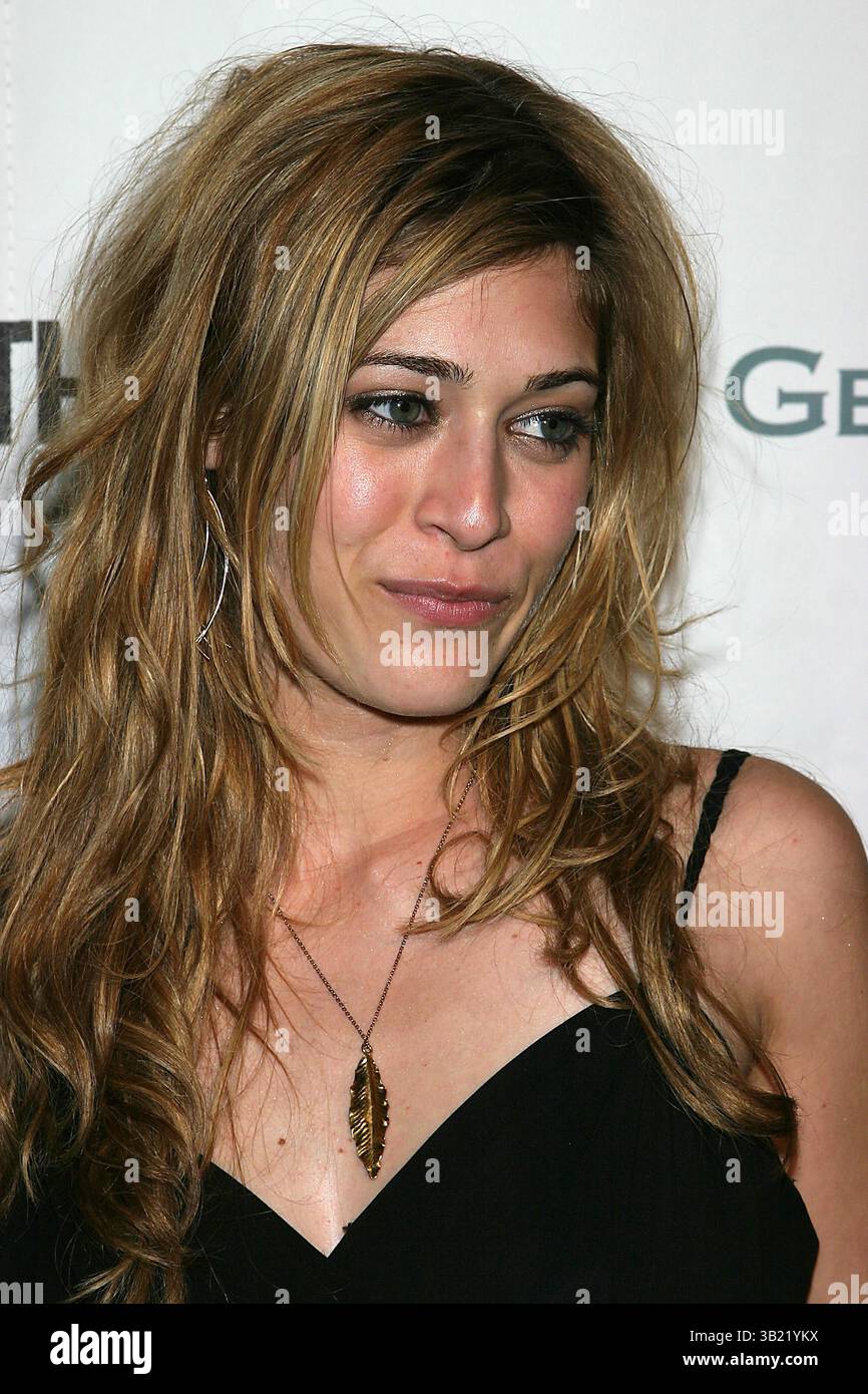 May 17, 2005 - New York, New York, U.S. - I9692JZ.THE GERSH AGENCY AND GOTHAM MAGAZINE CELEBRATEA NEW YORK UPFRONT WEEK  AT BED, NEW YORK New York.05-17-2005.  - -   2005.LIZZY CAPLAN(Credit Image: © John Zissel/Globe Photos/ZUMAPRESS.com) Stock Photo