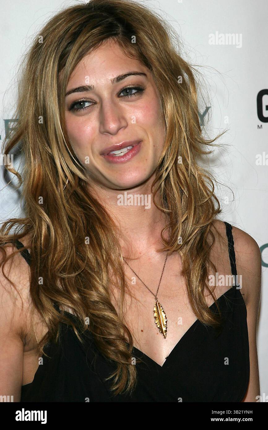 May 17, 2005 - New York, New York, U.S. - I9692JZ.THE GERSH AGENCY AND GOTHAM MAGAZINE CELEBRATEA NEW YORK UPFRONT WEEK  AT BED, NEW YORK New York.05-17-2005.  - -   2005.LIZZY CAPLAN(Credit Image: © John Zissel/Globe Photos/ZUMAPRESS.com) Stock Photo