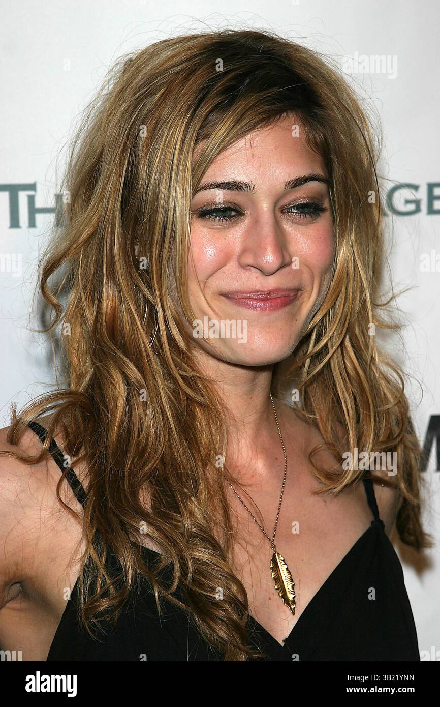 May 17, 2005 - New York, New York, U.S. - I9692JZ.THE GERSH AGENCY AND GOTHAM MAGAZINE CELEBRATEA NEW YORK UPFRONT WEEK  AT BED, NEW YORK New York.05-17-2005.  - -   2005.LIZZY CAPLAN(Credit Image: © John Zissel/Globe Photos/ZUMAPRESS.com) Stock Photo
