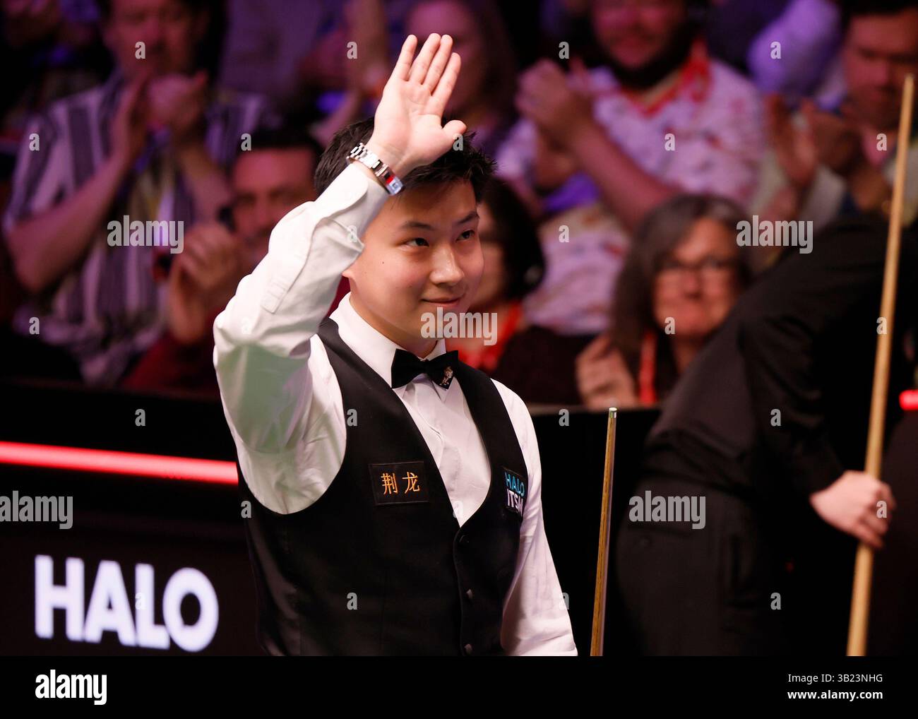 Zhao Xintong After Winning His Match Against Lei Peifan Not Pictured After Winning His Match Zhao Xintong After Winning His Match Against Lei Peifan Not Pictured After Winning His Match