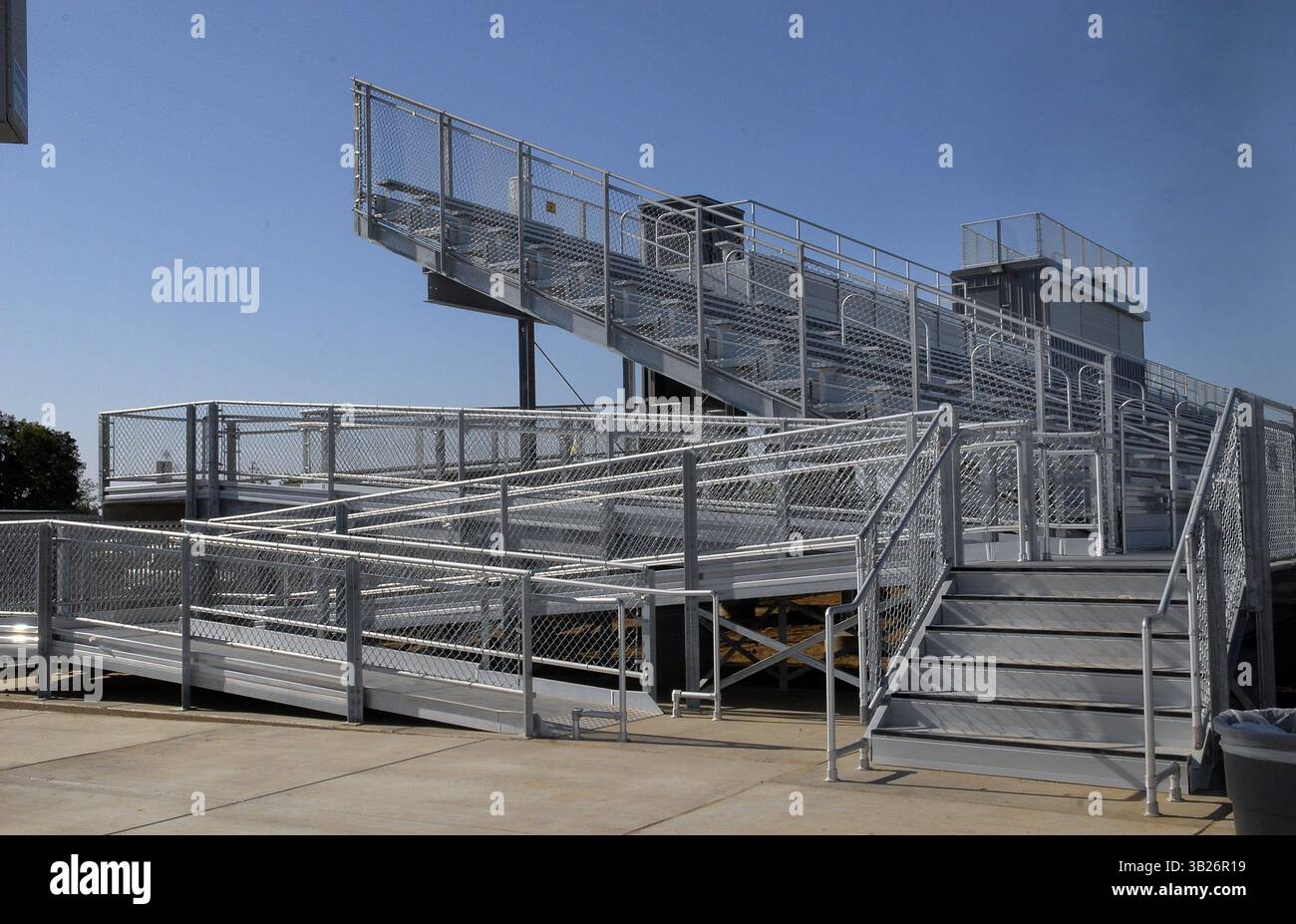 The seating structure for the Riverbank Bruins has been renovated ...