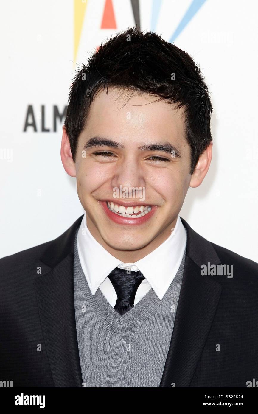 Sep 17, 2009 - Los Angeles, California, USA - Singer DAVID ARCHULETA arrives at the ALMA Awards held at Royce Hall in Los Angeles. (Credit Image: © Jerod Harris/ZUMA Press) Stock Photo