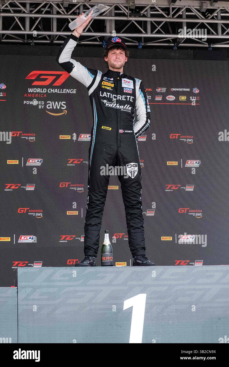 April 27, 2025: Justin Rothberg (29) in the BMW M4 GT3 EVO with Turner ...
