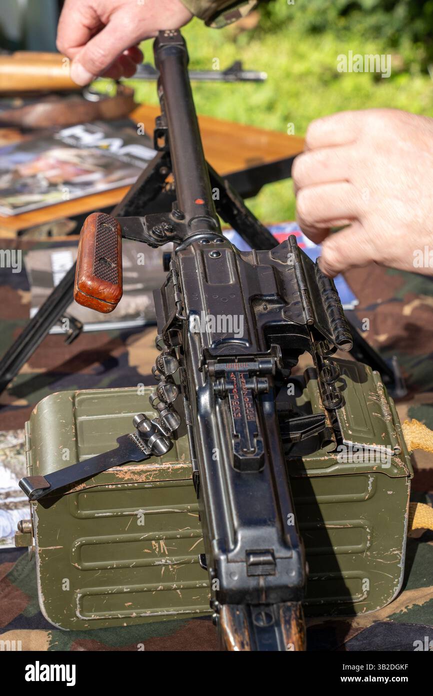 Soviet-made PK machine gun. 