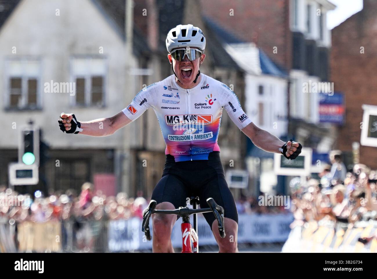 Oakham, UK. 27 April, 2025. 19th Rutland-Melton CiCLE Classic(1.2) One ...