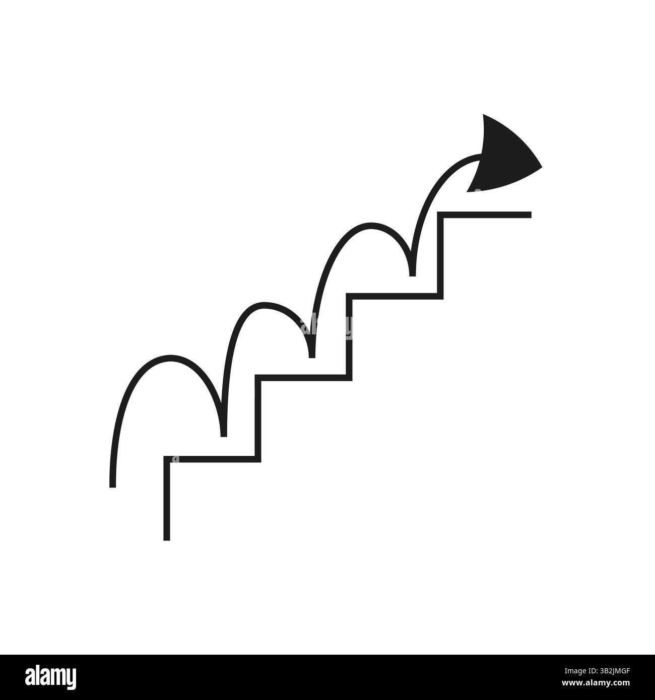 Milestone path icon Stock Vector Images - Alamy