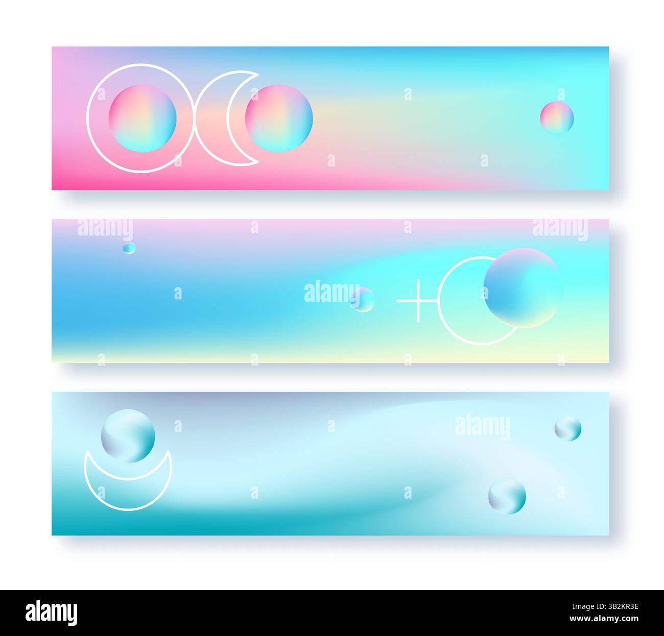 Creative banner collection Stock Vector