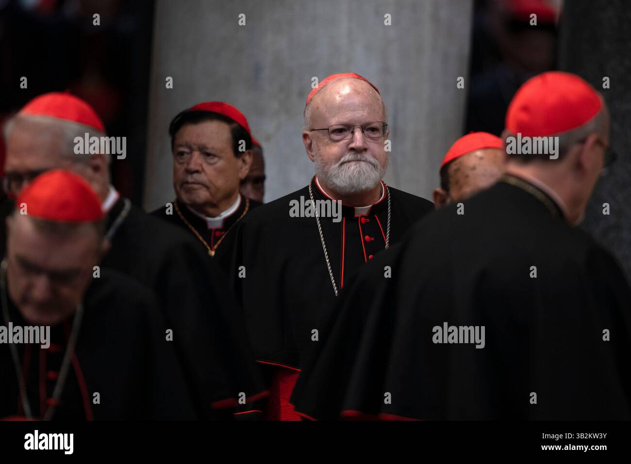 Rome, Italy. 27 April, 2025. Cardinal Cardinale Seán Patrick O'Malley ...