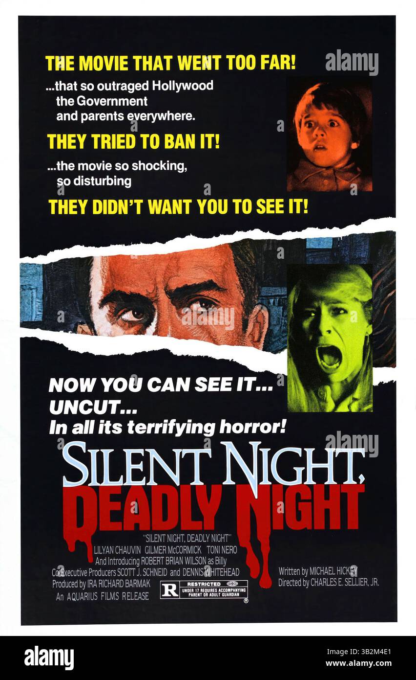Silent night deadly night poster hi-res stock photography and