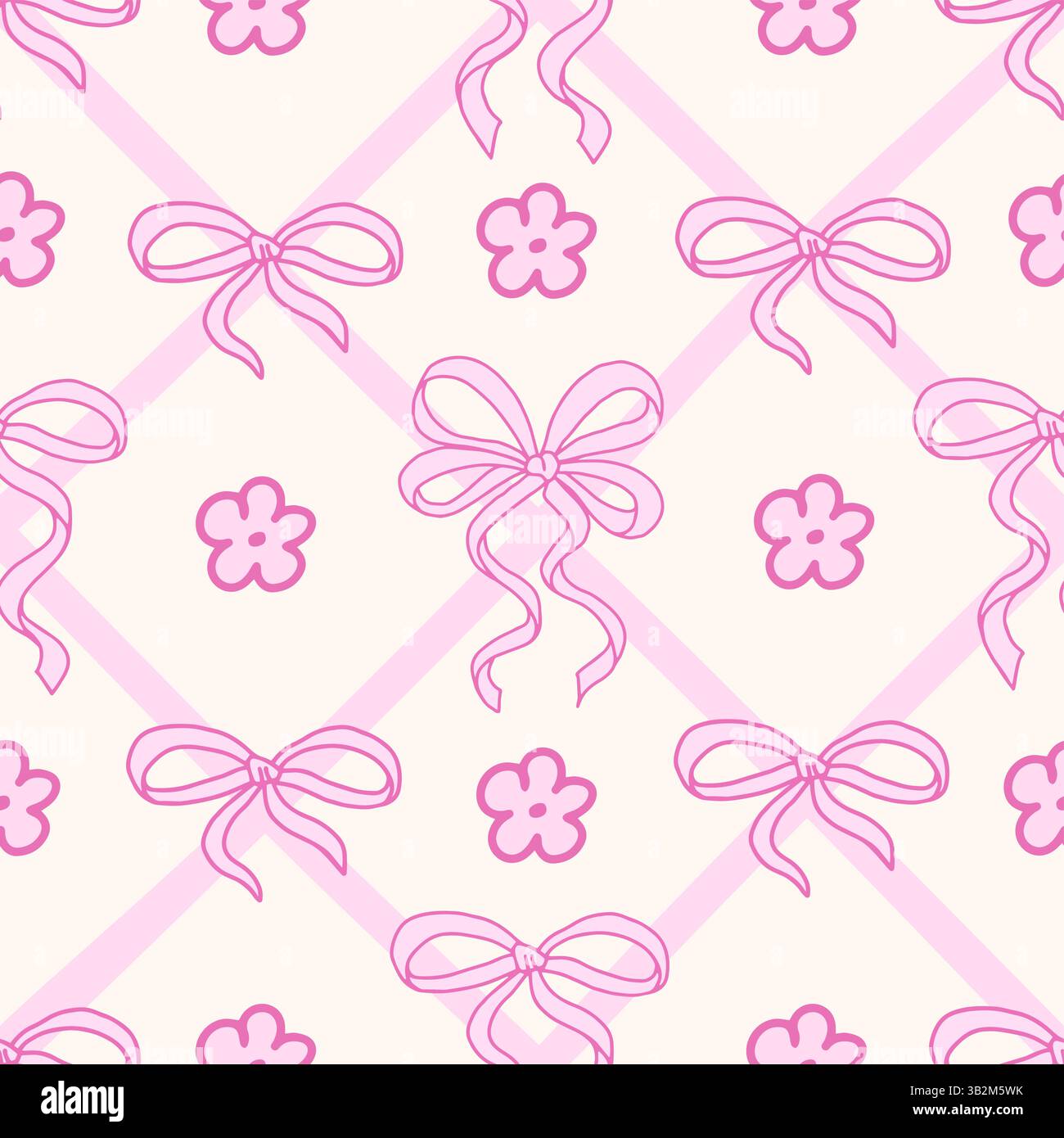 Coquette ribbon bow Stock Vector Images - Alamy