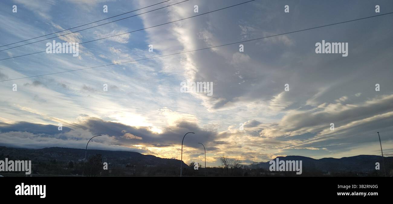 Angel watching over us, these are once in a lifetime 2 of the 3 photos are completely untouched I have not even adjusted the lighting - Smartphone Captured Stock Image
