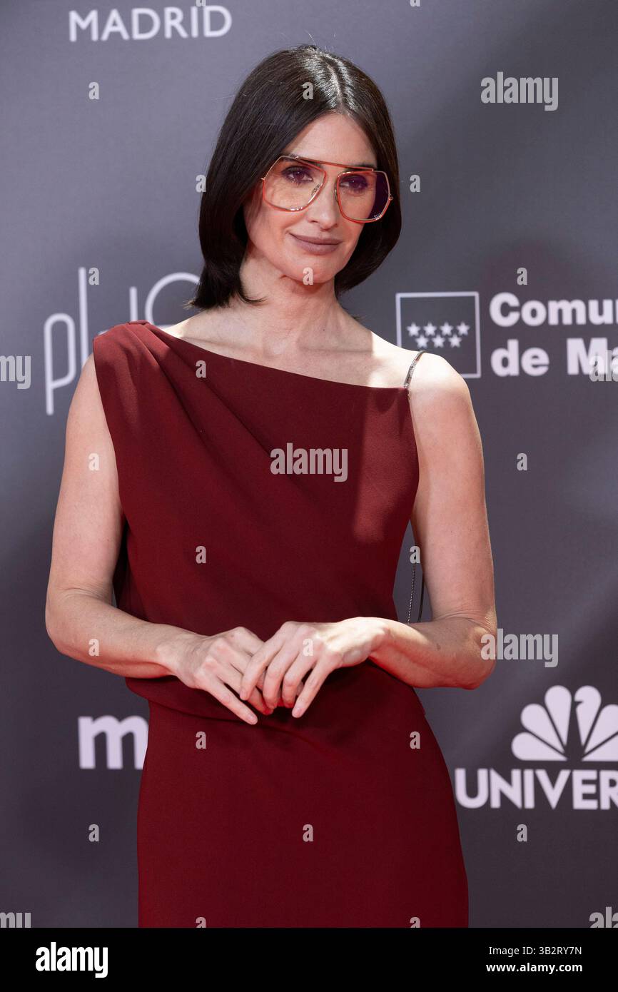 Paz Vega attended Platino Awards 2025 red carpet at Palacio Municipal ...
