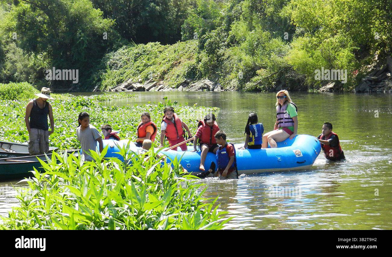Calvert Trust Rafting Tuolumne river raft hi-res stock photography and images - Alamy
