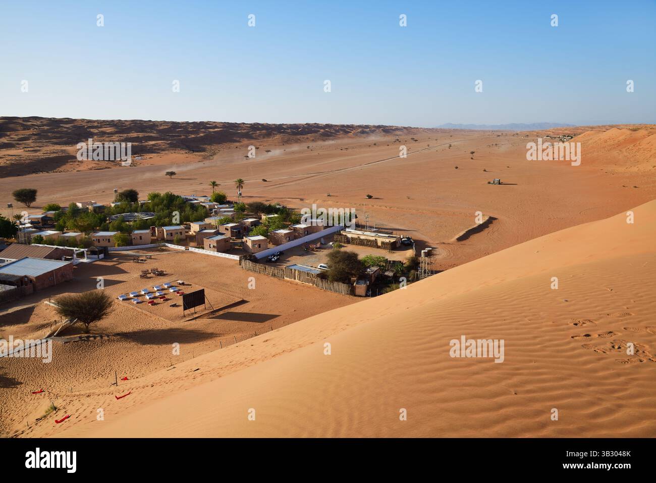 Rub Al Khali desert, Sultanate of Oman. One from a lot of hotels in ...