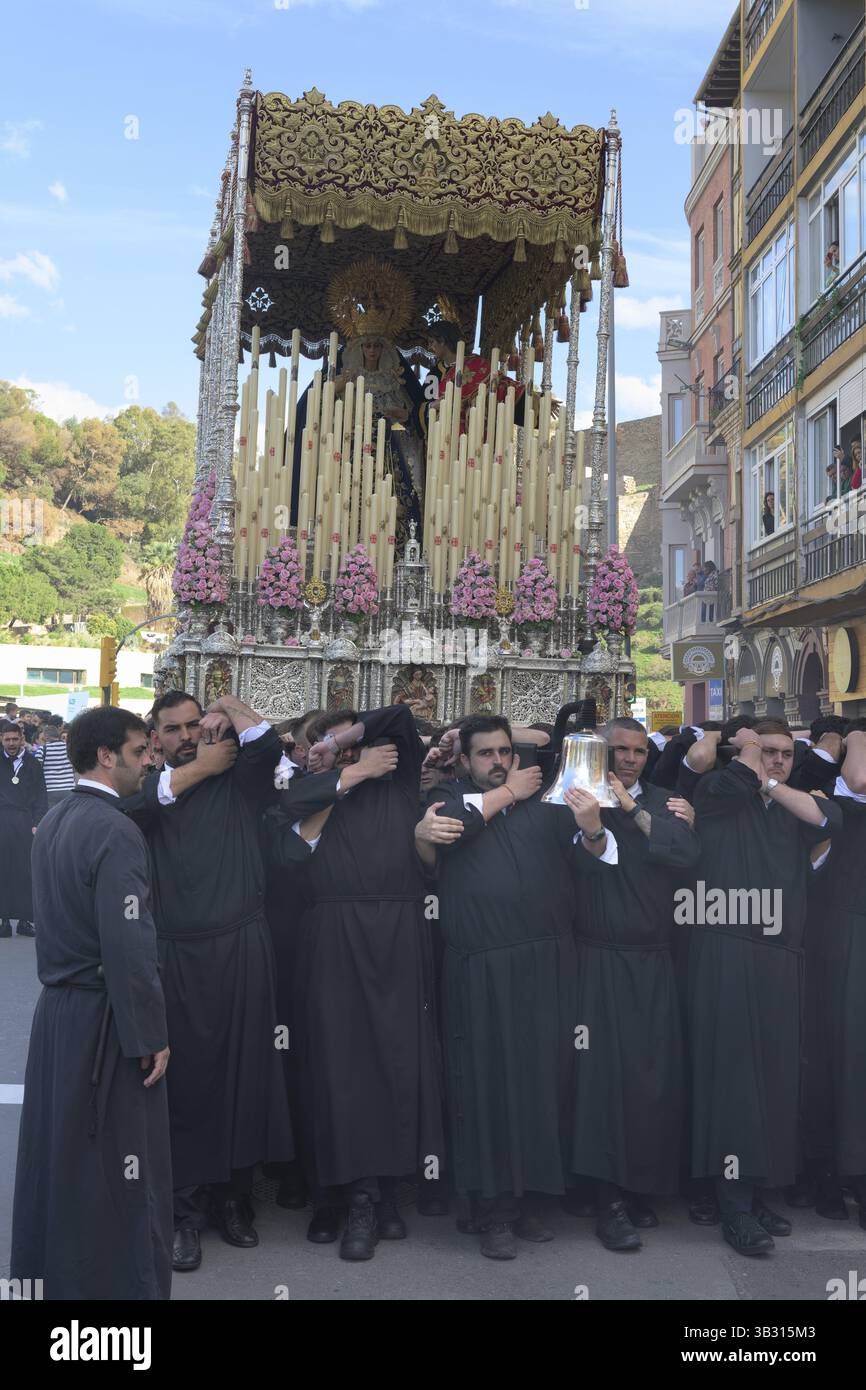 Good Friday procession, processional altar, bearers, these are ...