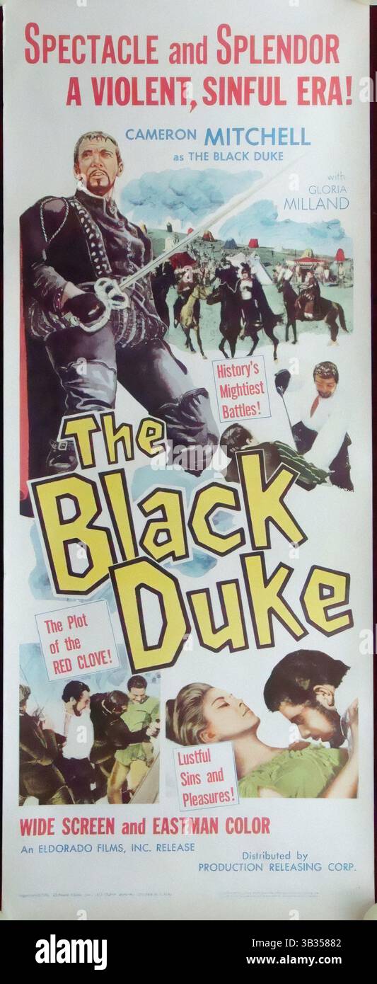 BLACK DUKE - Original vintage movie poster Stock Photo - Alamy