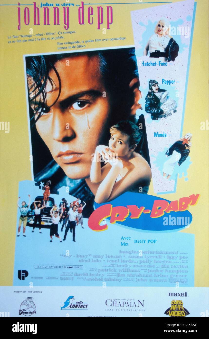 Cry baby movie poster hi-res stock photography and images - Alamy