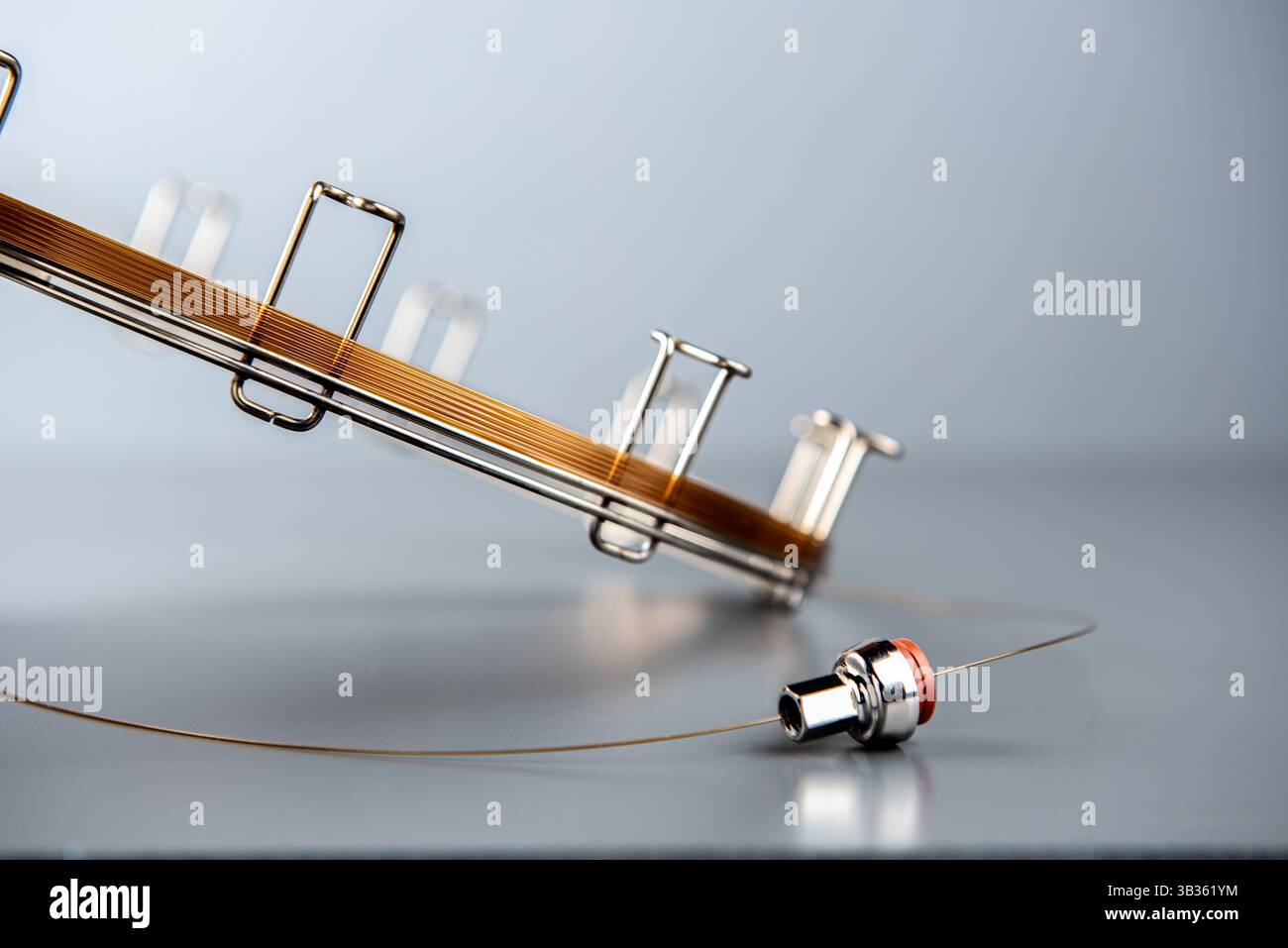 Capillary column. column equipment for Gas chromatography Stock Photo ...