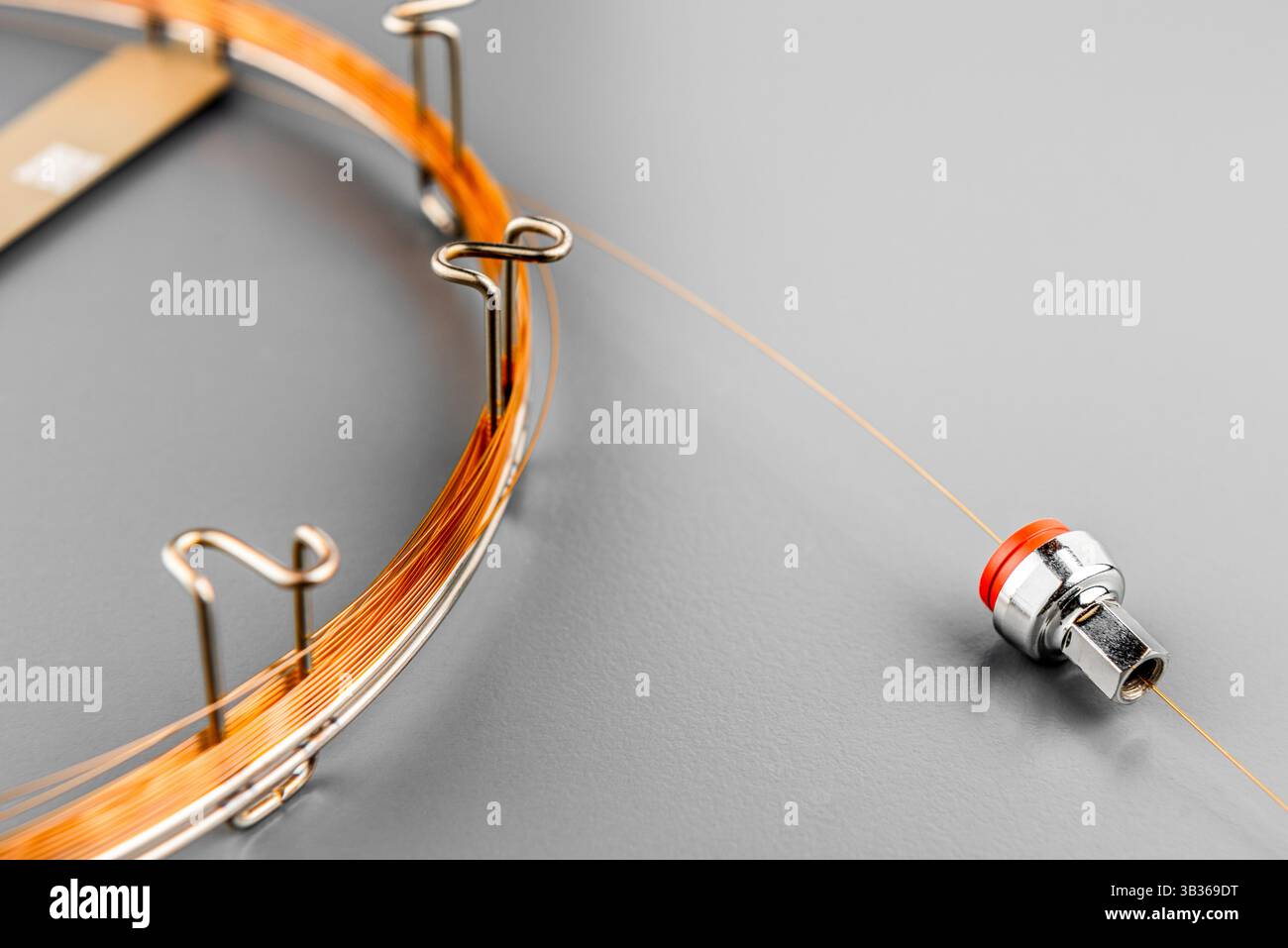 Capillary column. column equipment for Gas chromatography Stock Photo ...
