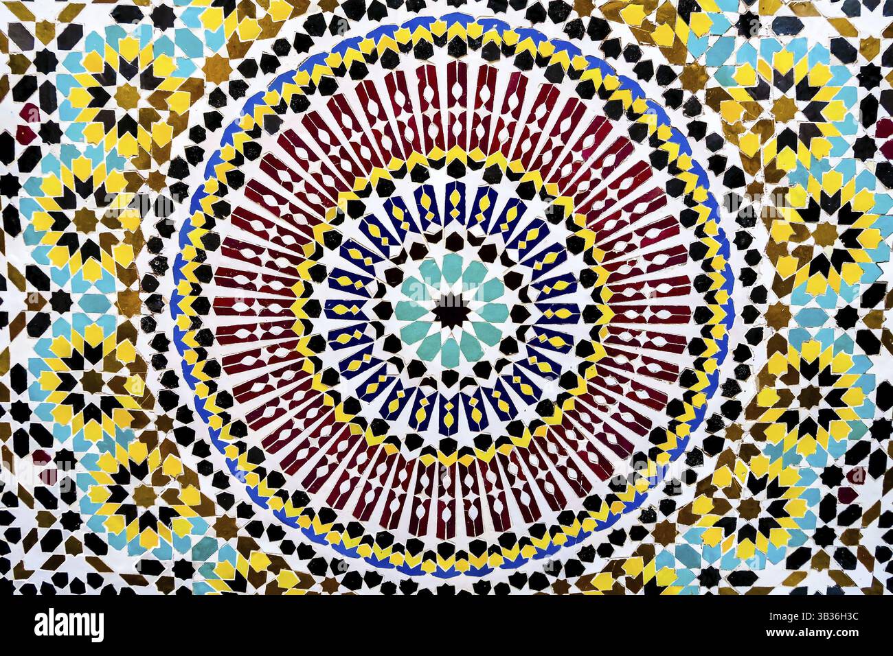 Mosaic tile abstract pattern,, CONTINENT_ Stock Photo