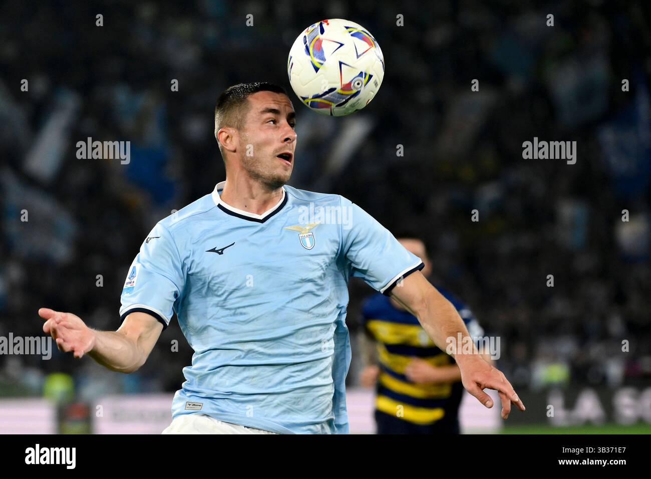 Adam Marusic of SS Lazio in action during the Serie A football match ...