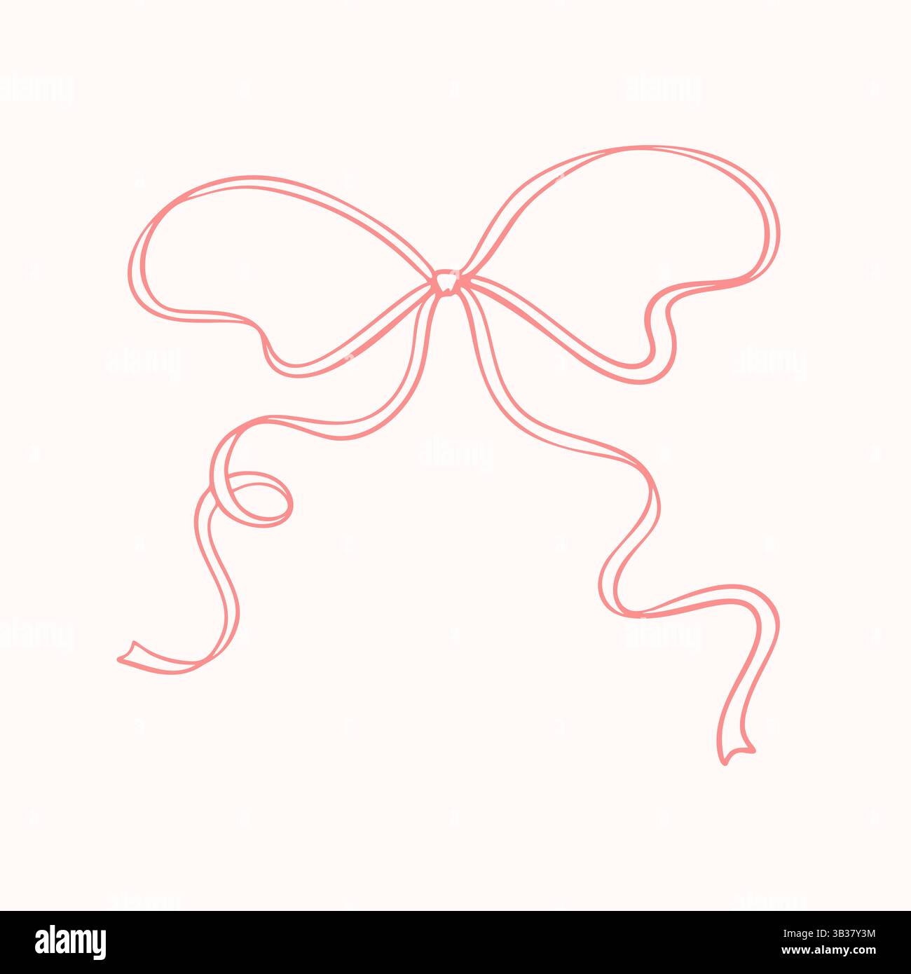 Minimalist style ribbon in Stock Vector Images - Alamy