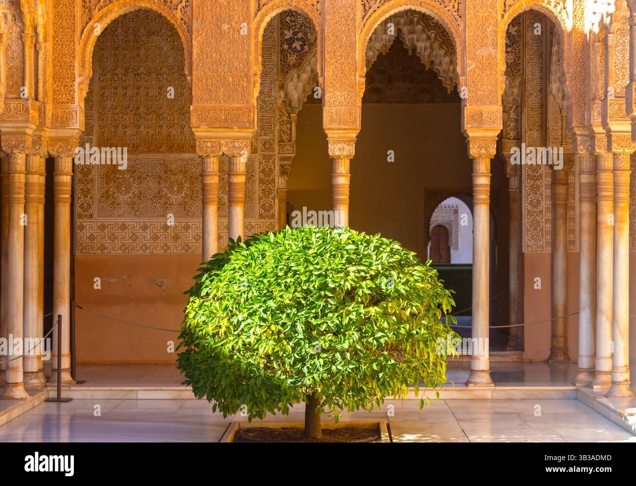 Granada Alhambra 3D Lion Courtyard Frigorifero Magnete Souvenir Resin Collection, Spagna Magnete Regalo Magnetico Decorazione della Cucina di casa