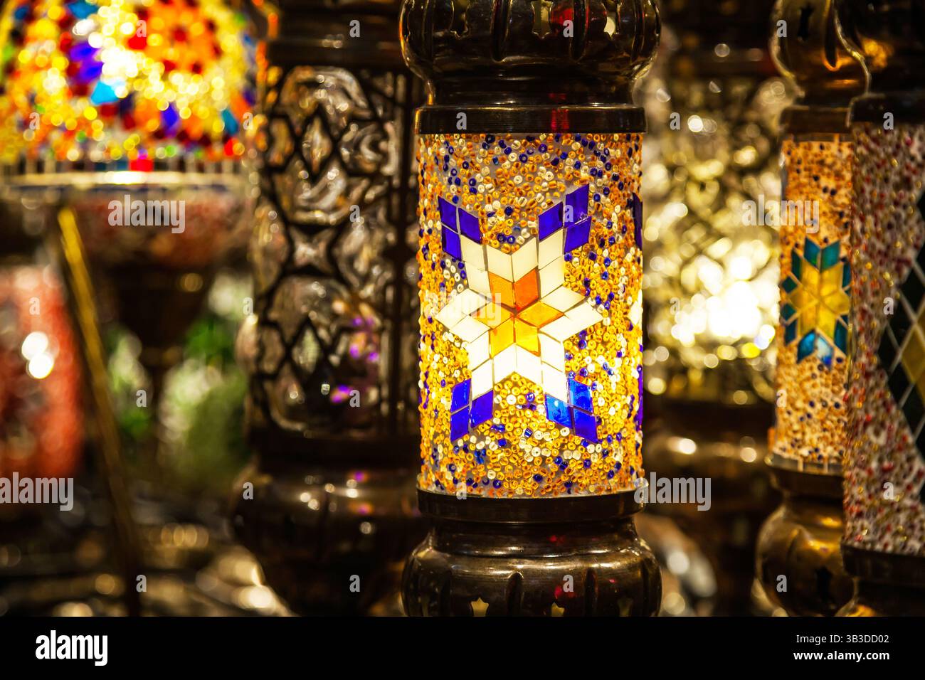 Mosaic lamps hi-res stock photography and images - Alamy