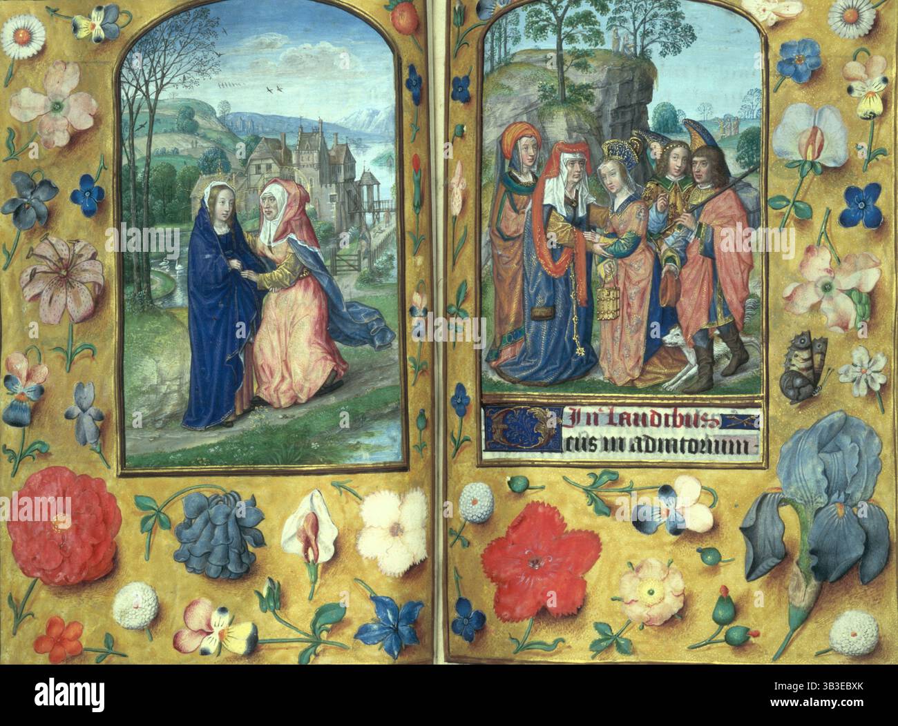 The Visitation, and Tobias and his wife Sara being welcomed by Anna ...