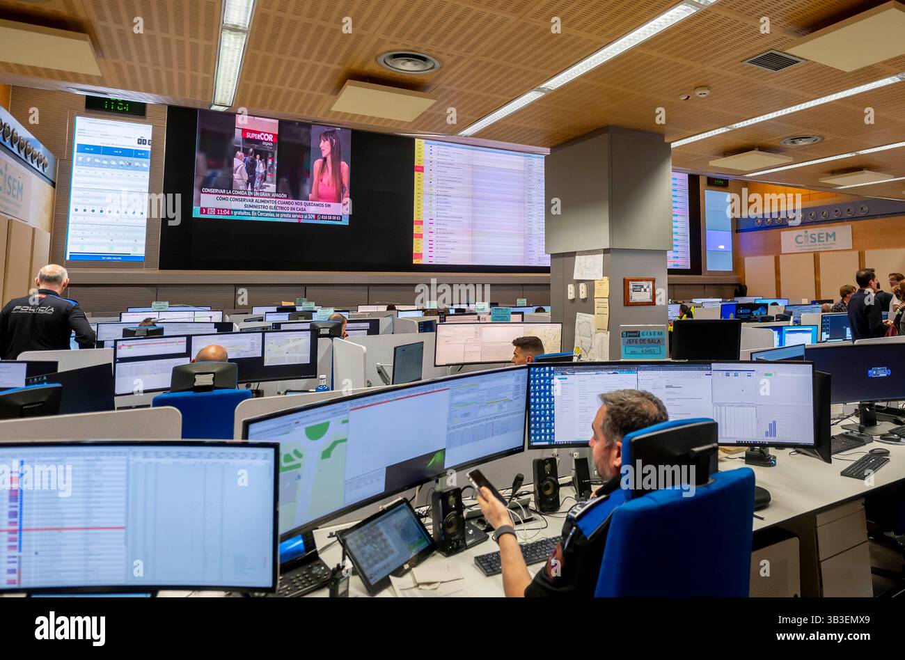 Centro Integrado de Seguridad y Emergencias (CISEM), on April 29, 2025 ...
