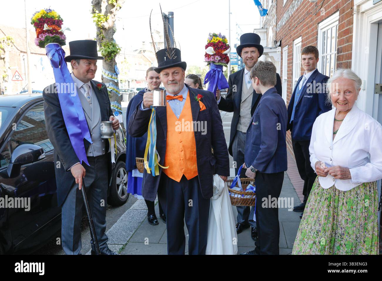Hocktide Tutti Day Hungerford, Berkshire, UK. 29 April, 2025.Credit: Red Water Images/Alamy Live News Stock Photo